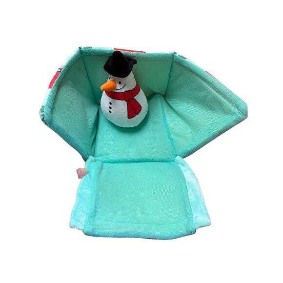 Plush Christmas Gift Wrap 2-in-1 Toy for Dogs - Picture 3 of 4